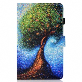 Folio-fodral För iPad Mini 6 (2021) Konstnärligt Träd