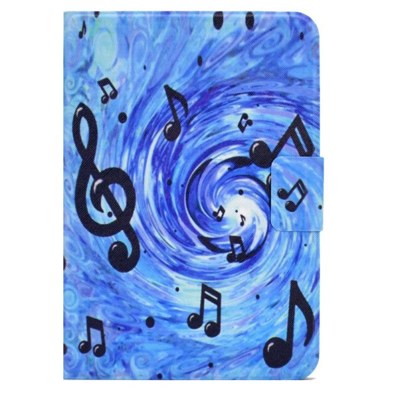 Folio-fodral För iPad Mini 6 (2021) Musiknoter
