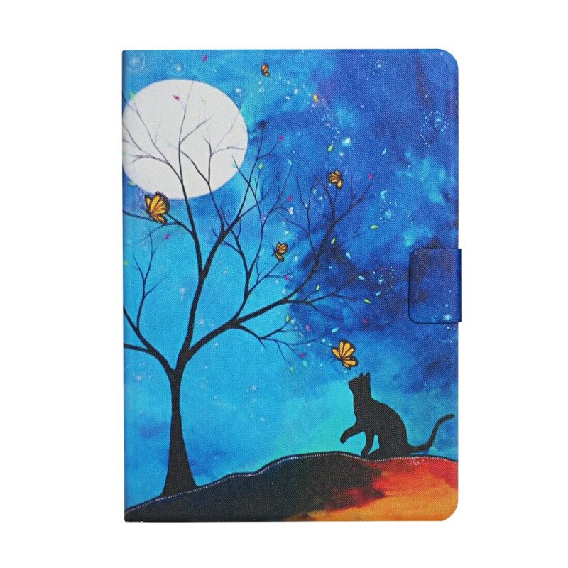 Folio-fodral För iPad Mini 6 (2021) Träd Till Månen Och Solen