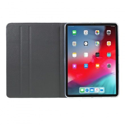 Folio-fodral För iPad Pro 12.9" (2021) (2020) (2018) Läderfodral Klädklass 1