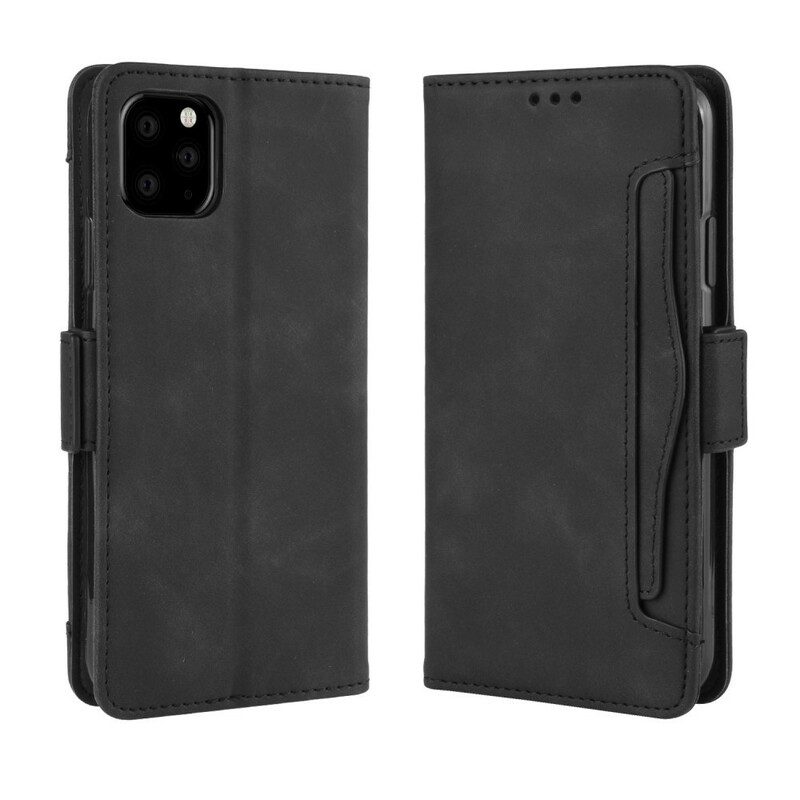 Folio-fodral För iPhone 11 Första Klass Multikort