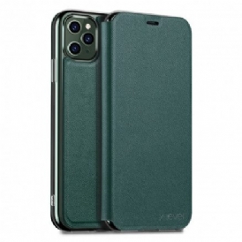 Folio-fodral För iPhone 11 Pro Max Läderfodral Shandoo Series X- Nivå