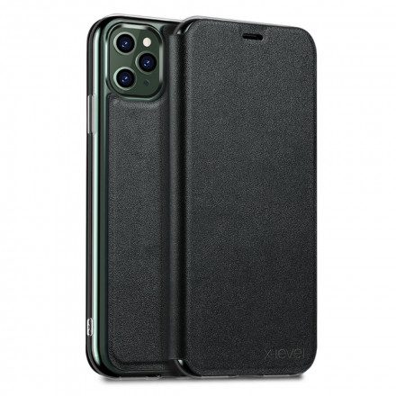 Folio-fodral För iPhone 11 Pro Max Läderfodral Shandoo Series X- Nivå