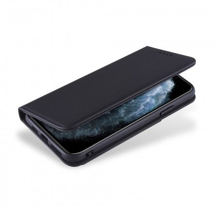 Folio-fodral För iPhone 11 Pro Max Läderfodral Stödkortsinnehavare