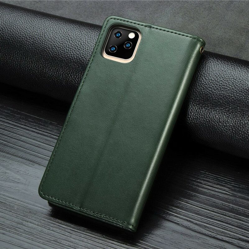 Folio-fodral För iPhone 11 Pro Max Premiumdesign