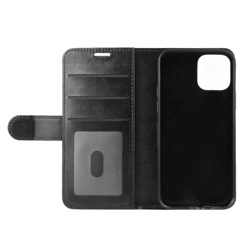 Folio-fodral För iPhone 12 Mini Läderstil