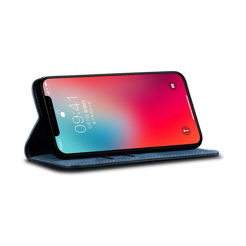 Folio-fodral För iPhone 12 / 12 Pro Läderfodral Jansimitation I Lädertextur