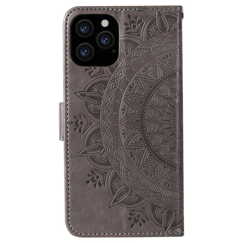 Folio-fodral För iPhone 12 Pro Max Sön Mandala