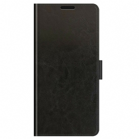 Folio-fodral För iPhone 13 Designlädereffekt