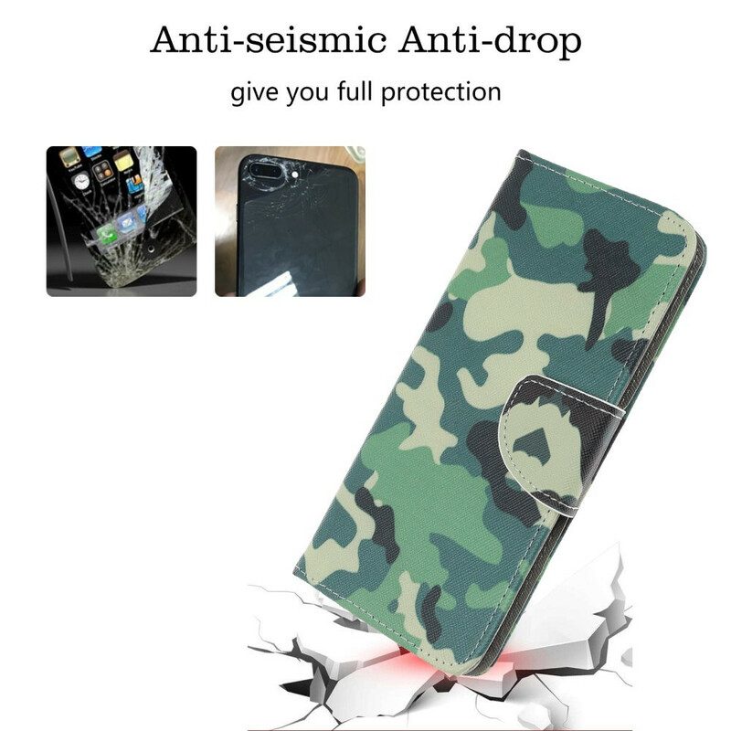 Folio-fodral För iPhone 13 Mini Militärt Kamouflage