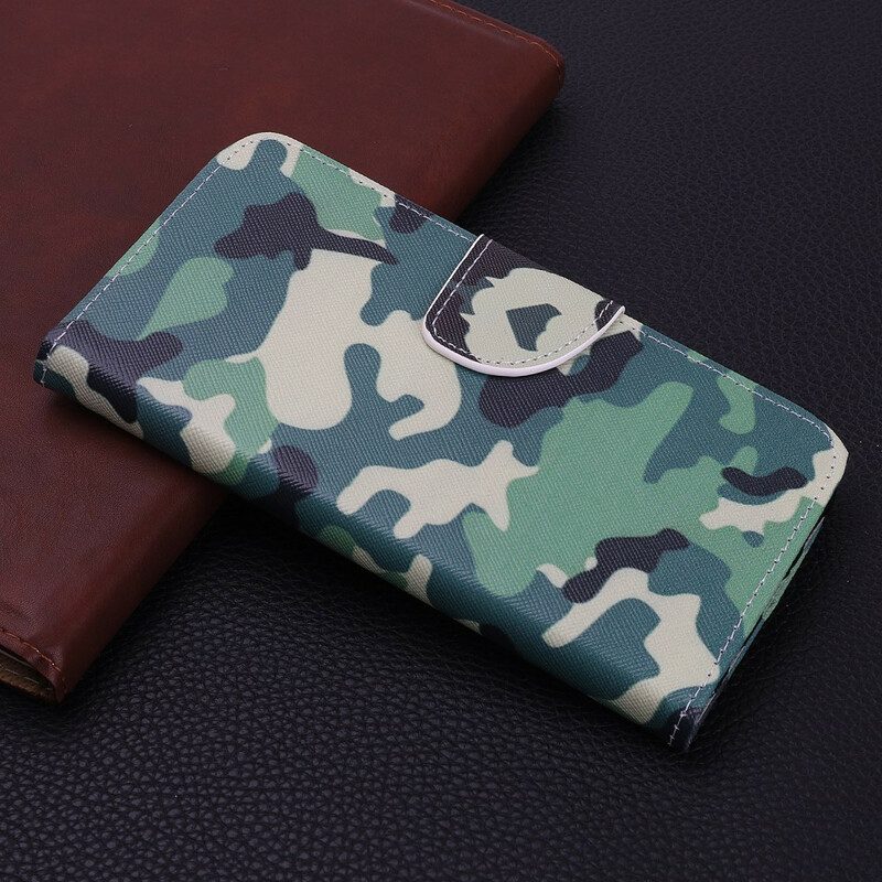 Folio-fodral För iPhone 13 Mini Militärt Kamouflage