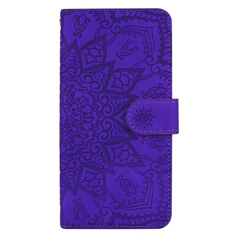 Folio-fodral För iPhone 13 Pro Barockmandala