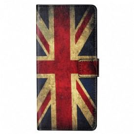 Folio-fodral För iPhone 13 Pro Max Englands Flagga