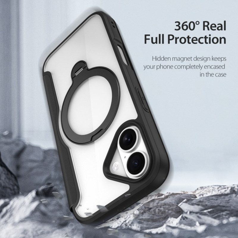 Folio-fodral För iPhone 17 Magsafe Skin X Pro-serien Med Dux Ducis-stativ