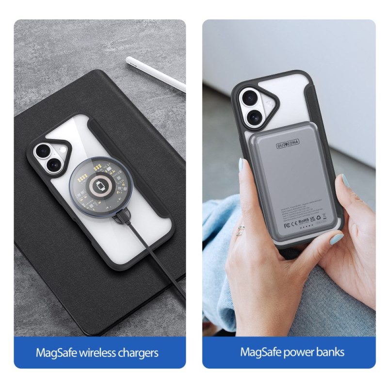 Folio-fodral För iPhone 17 Magsafe Skin X Pro-serien Med Dux Ducis-stativ
