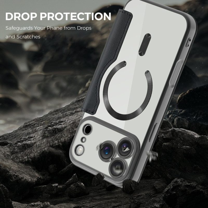 Folio-fodral För iPhone 17 Pro Max Magsafe-kompatibel Med Rfid-blockering
