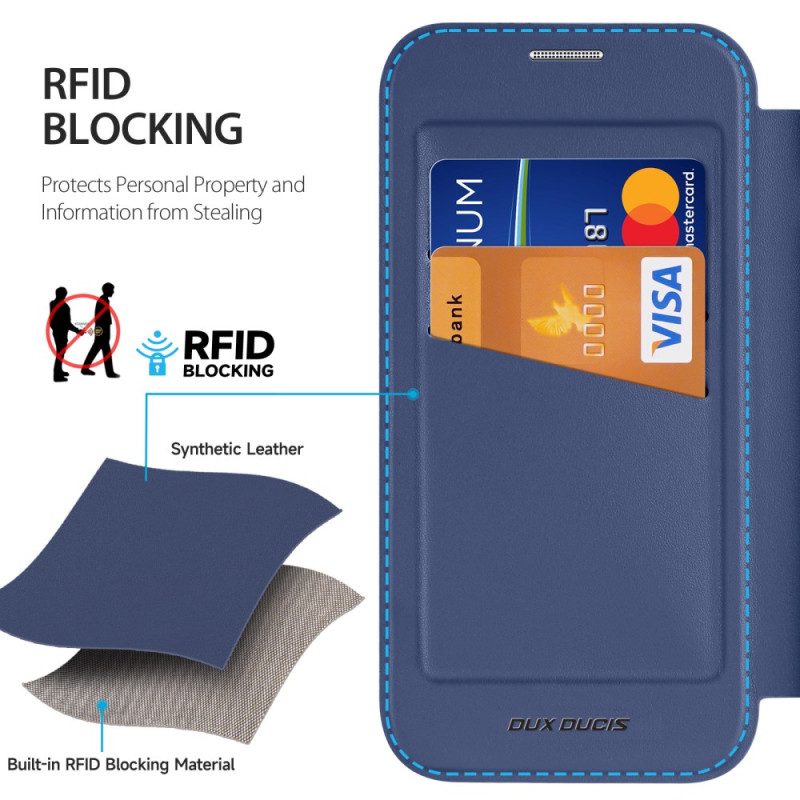 Folio-fodral För iPhone 17 Pro Skin X Pro-serien Med Dux Ducis-stativ