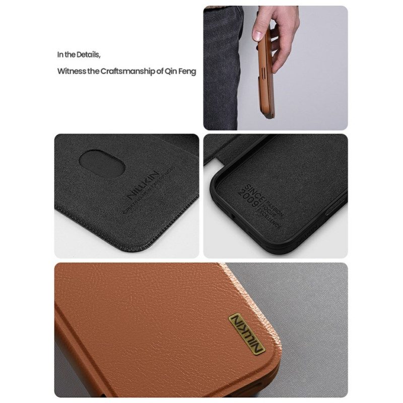Folio-fodral För iPhone 17 Qin Pro-serien Nillkin