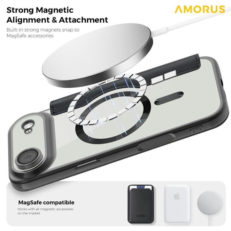 Folio-fodral För iPhone Air Magsafe-kompatibel Med Rfid-korthållare