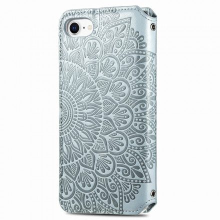 Folio-fodral För iPhone SE 3 / SE 2 / 8 / 7 Läderfodral Mandalas