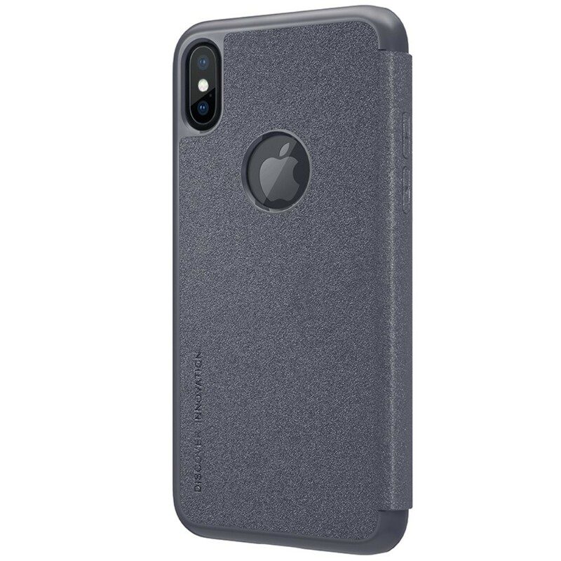 Folio-fodral För iPhone X / XS Läderfodral Nillkin