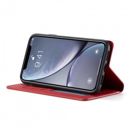 Folio-fodral För iPhone XR Läderfodral Lädereffekt Forwenw