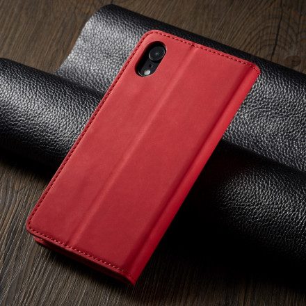 Folio-fodral För iPhone XR Läderfodral Lädereffekt Forwenw