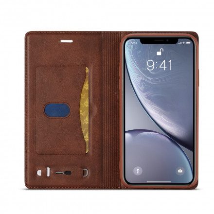 Folio-fodral För iPhone XR Läderfodral Lc-001-serien Lc.imeeke