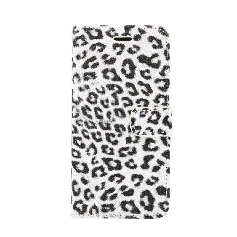 Folio-fodral För iPhone XR Leopard