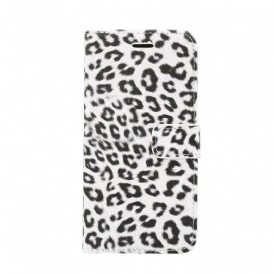 Folio-fodral För iPhone XR Leopard