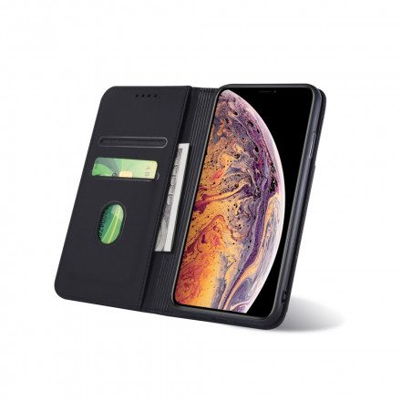 Folio-fodral För iPhone XS Max Läderfodral Stödkortsinnehavare