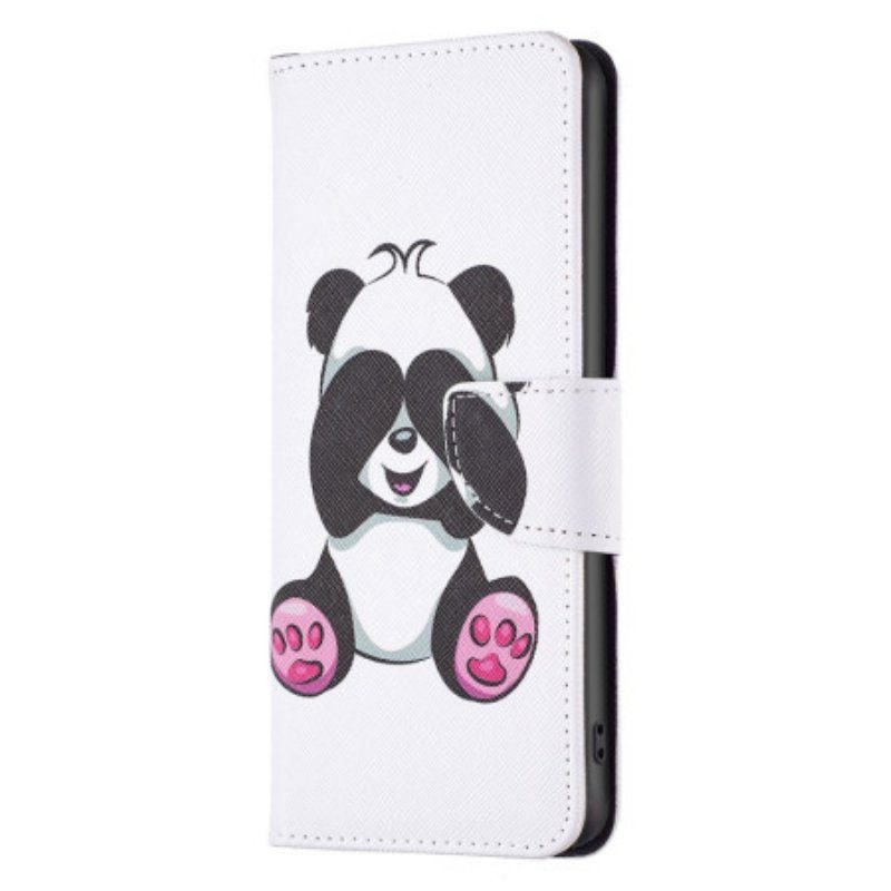 Folio-fodral iPhone 15 Plus Panda