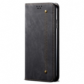 Folio-fodral iPhone 16 Jeanstyg