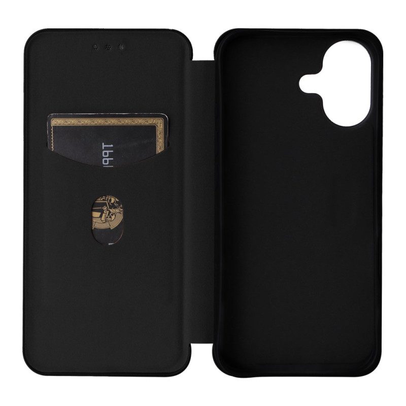 Folio-fodral iPhone 17 Kolfiber