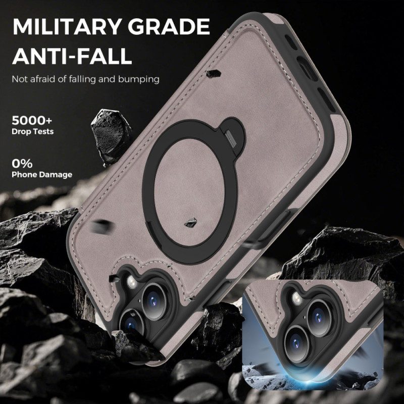 Folio-fodral iPhone 17 Magsafe Integrerad Rfid-blockering