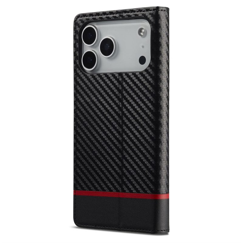 Folio-fodral iPhone 17 Pro Lc.imeeke Kolfiber