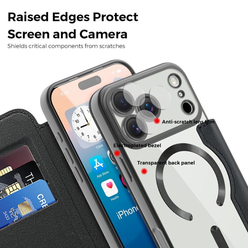 Folio-fodral iPhone 17 Pro Magsafe-kompatibel Med Rfid-blockering