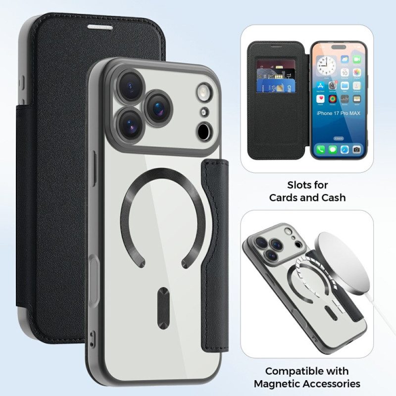 Folio-fodral iPhone 17 Pro Magsafe-kompatibel Med Rfid-blockering