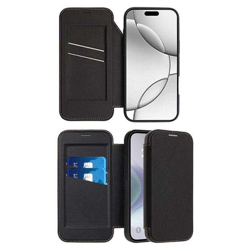 Folio-fodral iPhone 17 Pro Max Magnetlås Och Korthållare