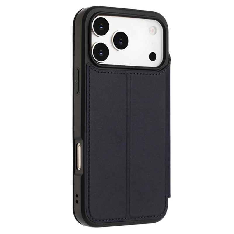 Folio-fodral iPhone 17 Pro Max Magnetlås Och Korthållare