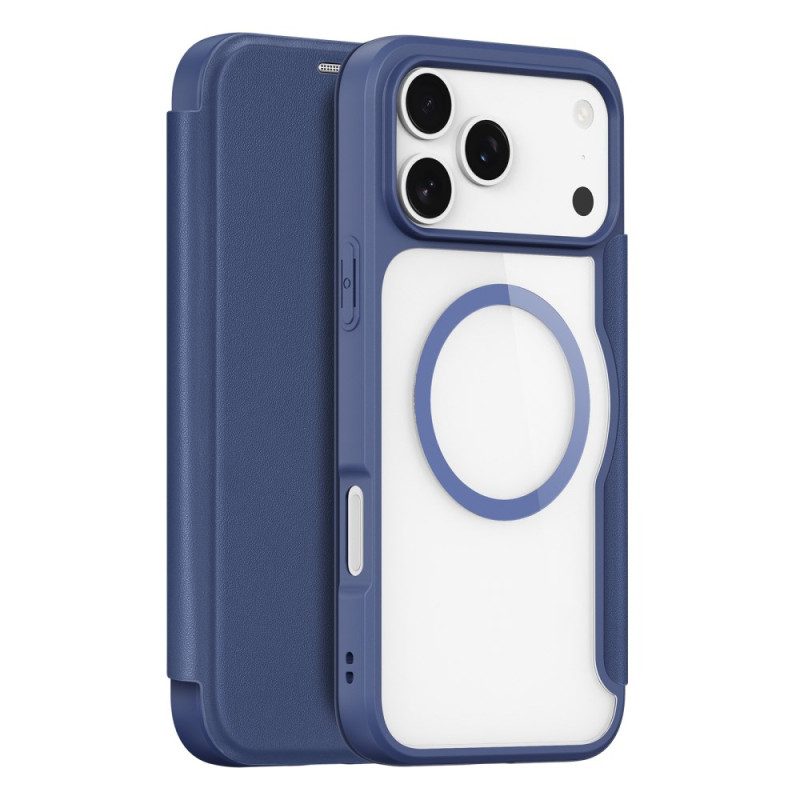 Folio-fodral iPhone 17 Pro Max Magsafe-kompatibel Skin X Pro Series Dux Ducis