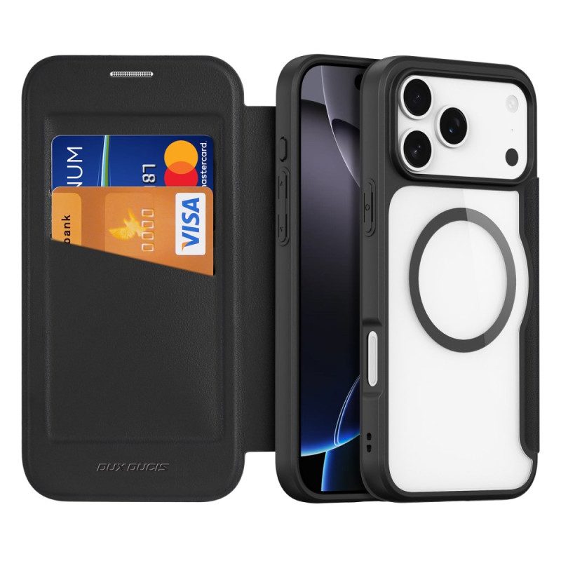 Folio-fodral iPhone 17 Pro Max Magsafe-kompatibel Skin X Pro Series Dux Ducis