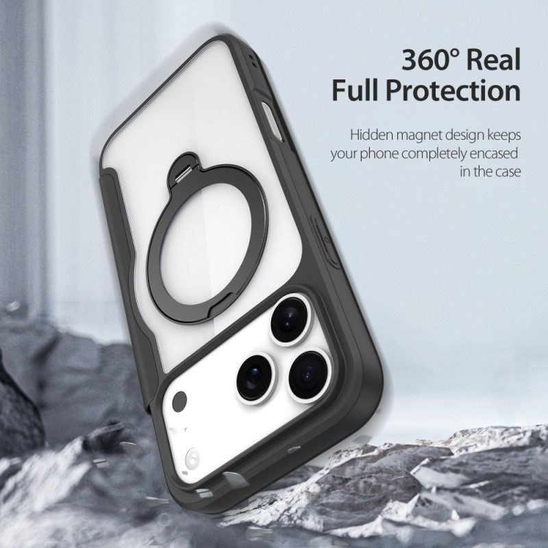 Folio-fodral iPhone 17 Pro Max Magsafe Med Skin X Pro Series Dux Ducis-fäste