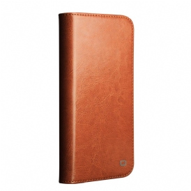 Folio-fodral iPhone 17 Pro Max Qialino-läder