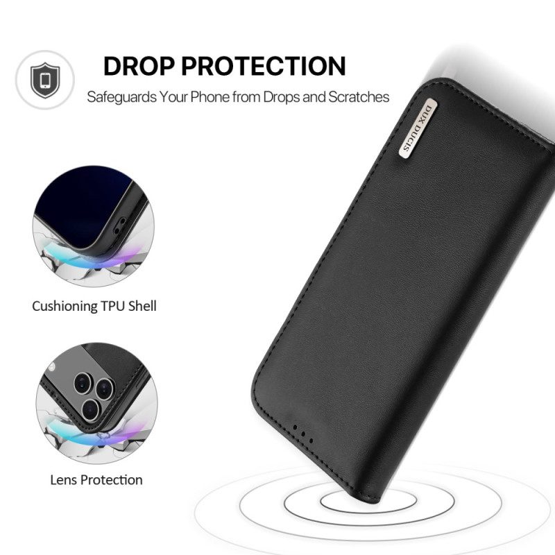 Folio-fodral iPhone 17 Pro Max Telefonfodral Dux Ducis Hivo-serien