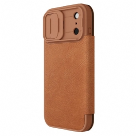 Folio-fodral iPhone 17 Pro Max Telefonfodral Qin Pro-serien Nillkin