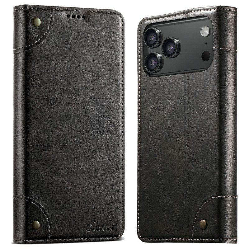 Folio-fodral iPhone 17 Pro Max Vintage Suteni