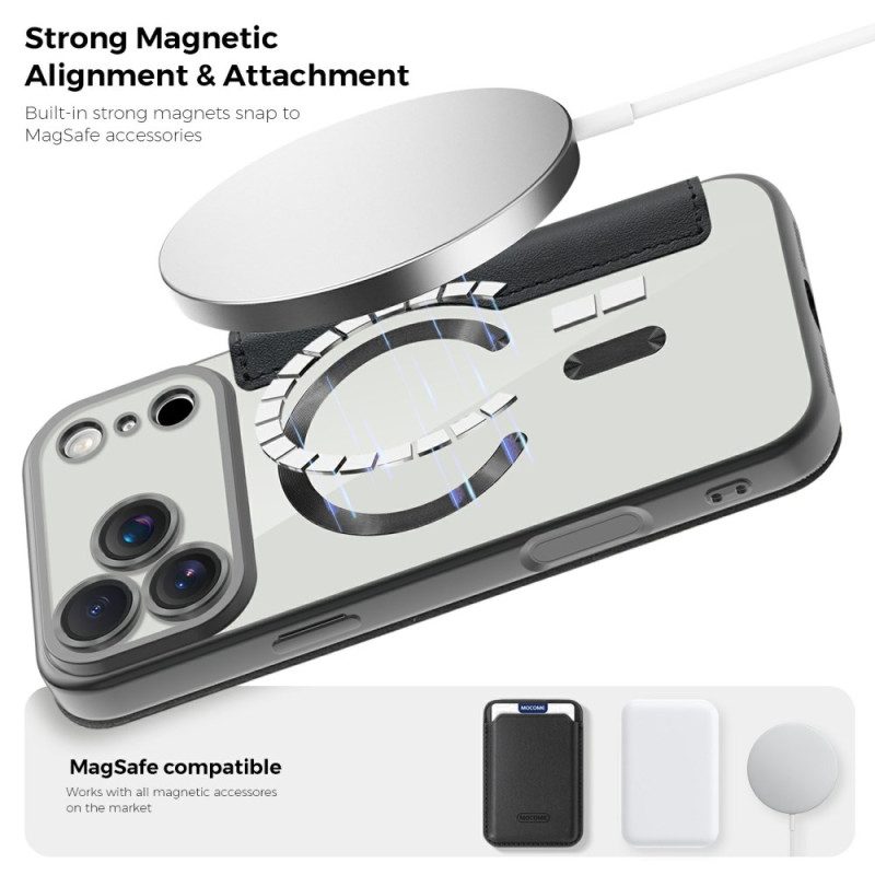 Folio-fodral iPhone 17 Pro Telefonfodral Magsafe-kompatibel Quiltad