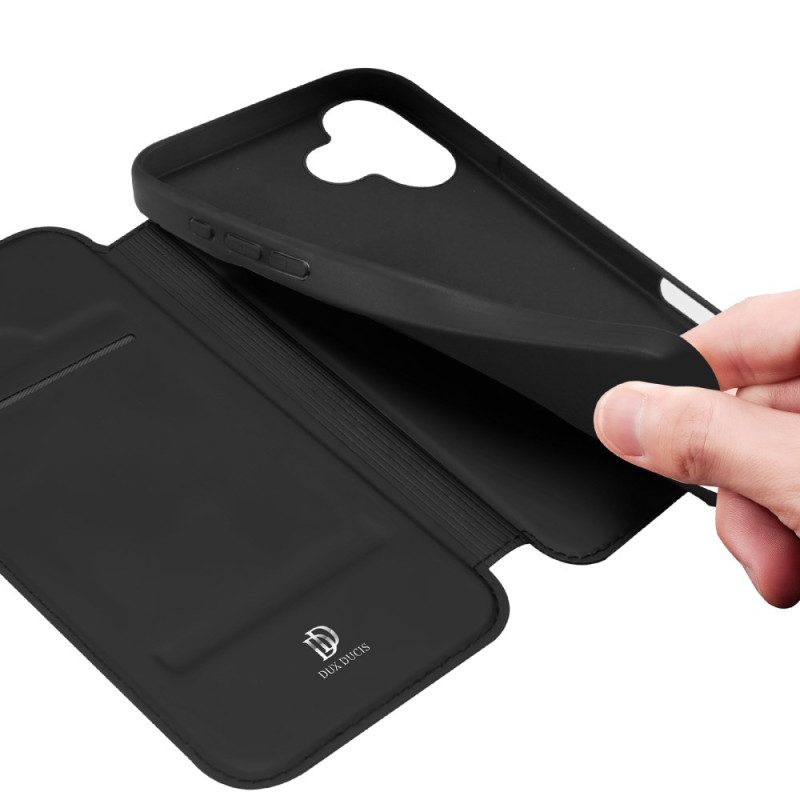 Folio-fodral iPhone 17 Skin Pro-serien Dux Ducis