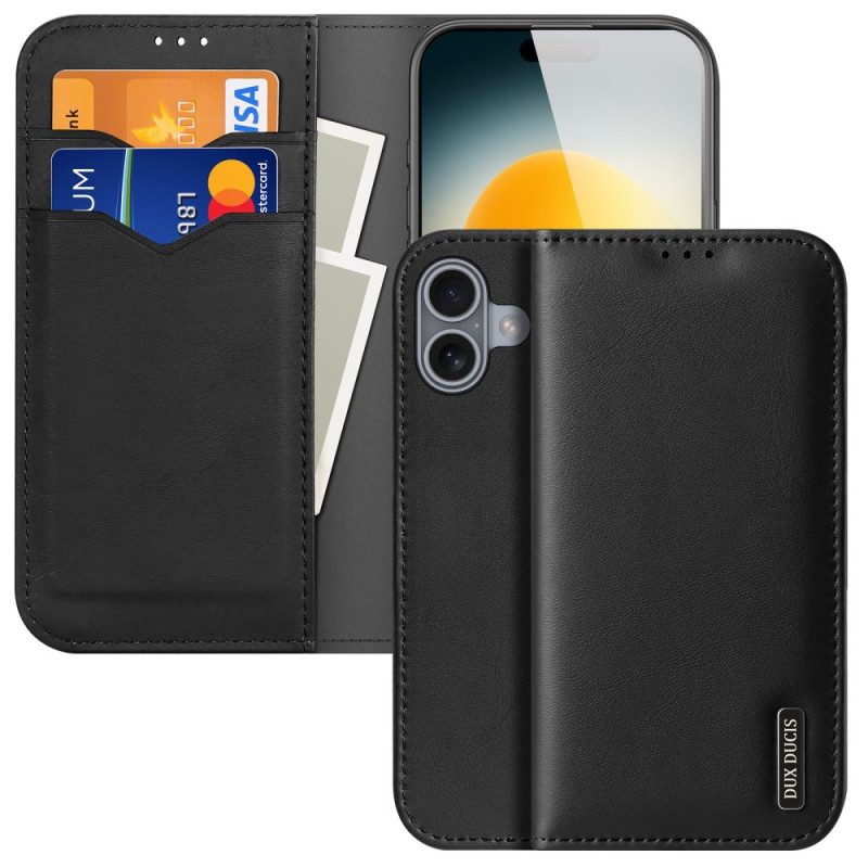 Folio-fodral iPhone 17 Telefonfodral Hivo-serien Dux Ducis